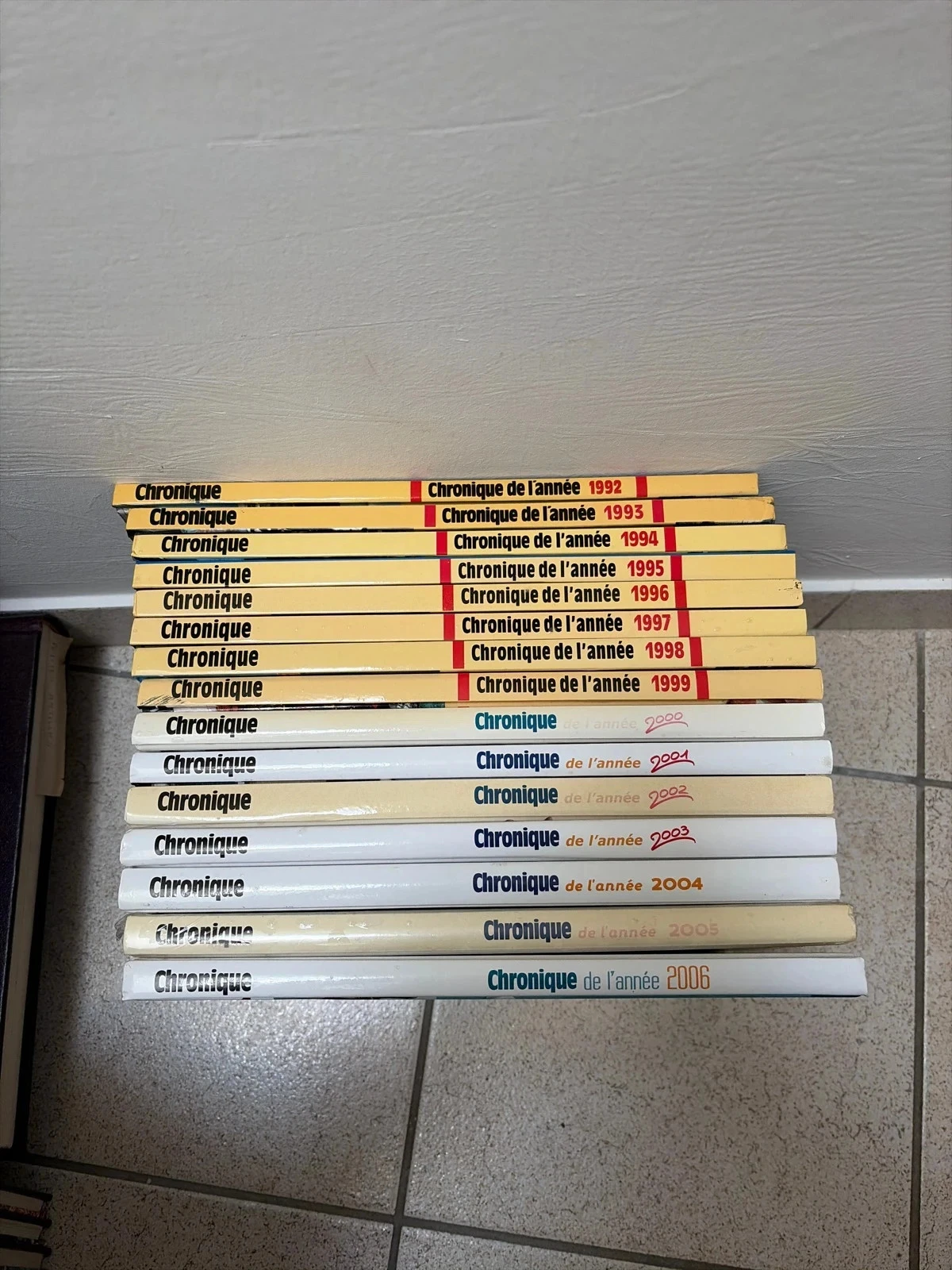 Gros lots livres chronique de 1992 à 2006